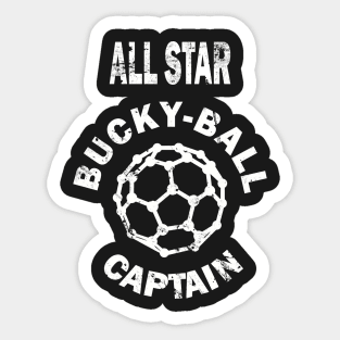 All Star Bucky-Ball Captain Sticker